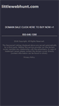 Mobile Screenshot of littlewebhunt.com